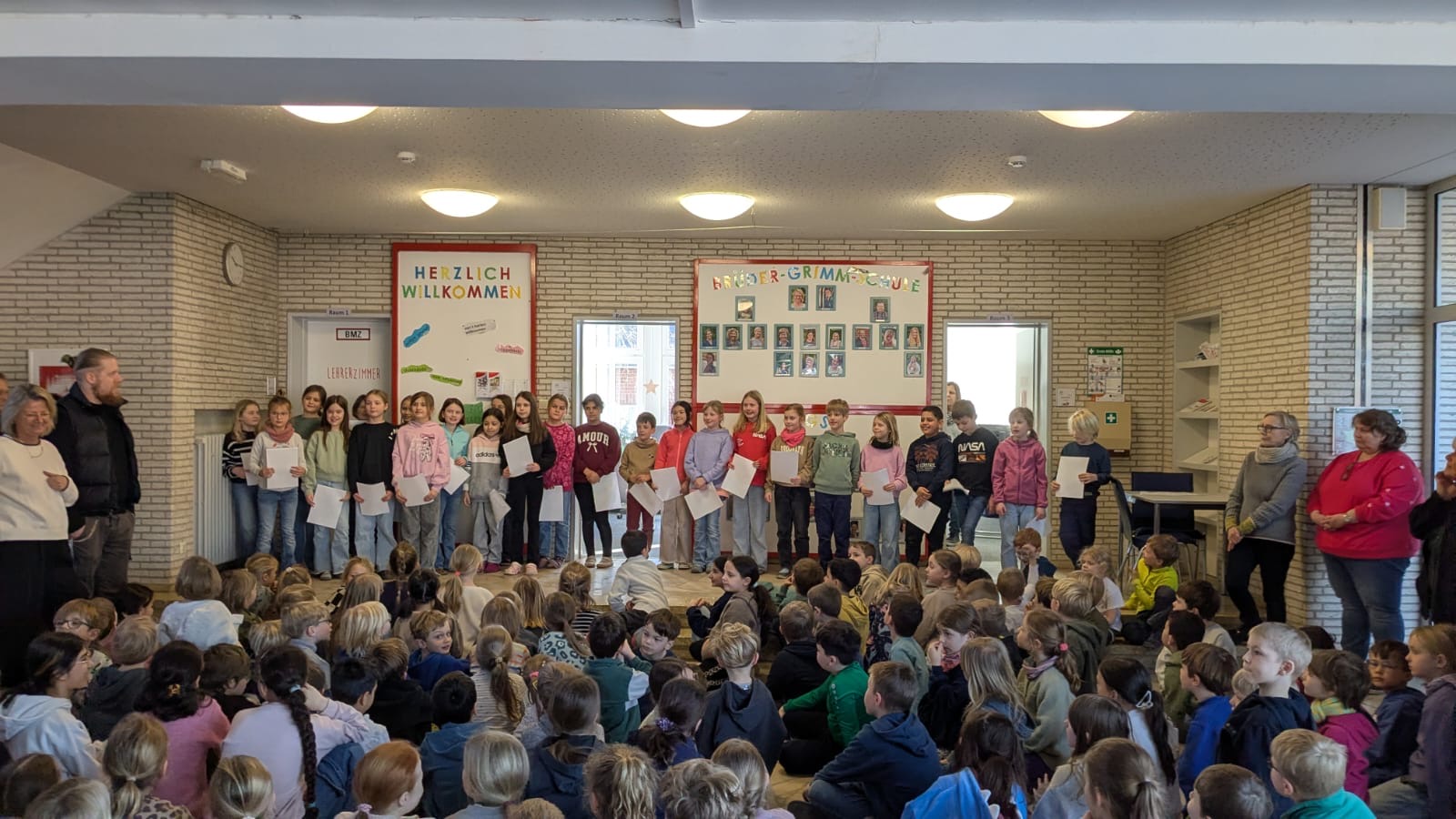 Ehrung der neuen Pausenengel