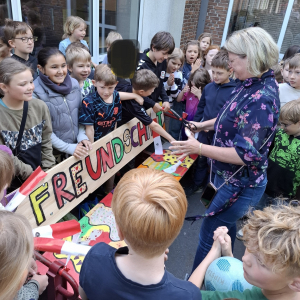Einweihung der Freundschaftsbank
